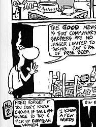 stationed in germany with fred and frank, comics, cartoons