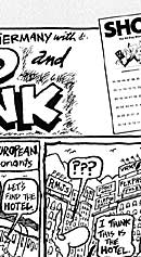 stationed in germany with fred and frank, comics, cartoons